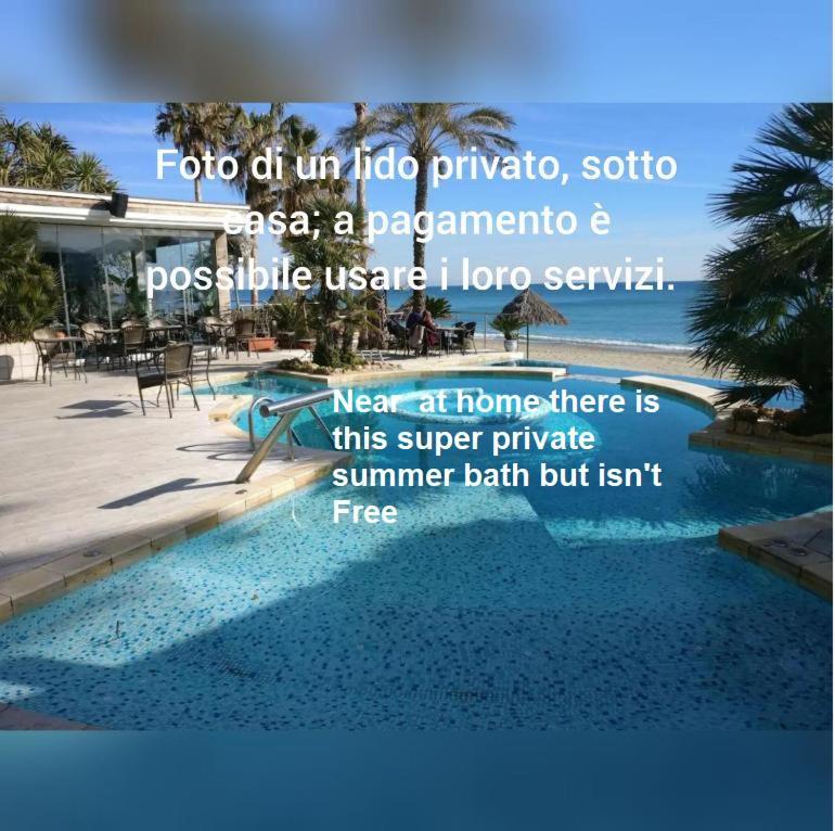House Of Fly With Sea View, Front The Beach Savona Exterior foto